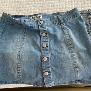 Denim Mini Skirt